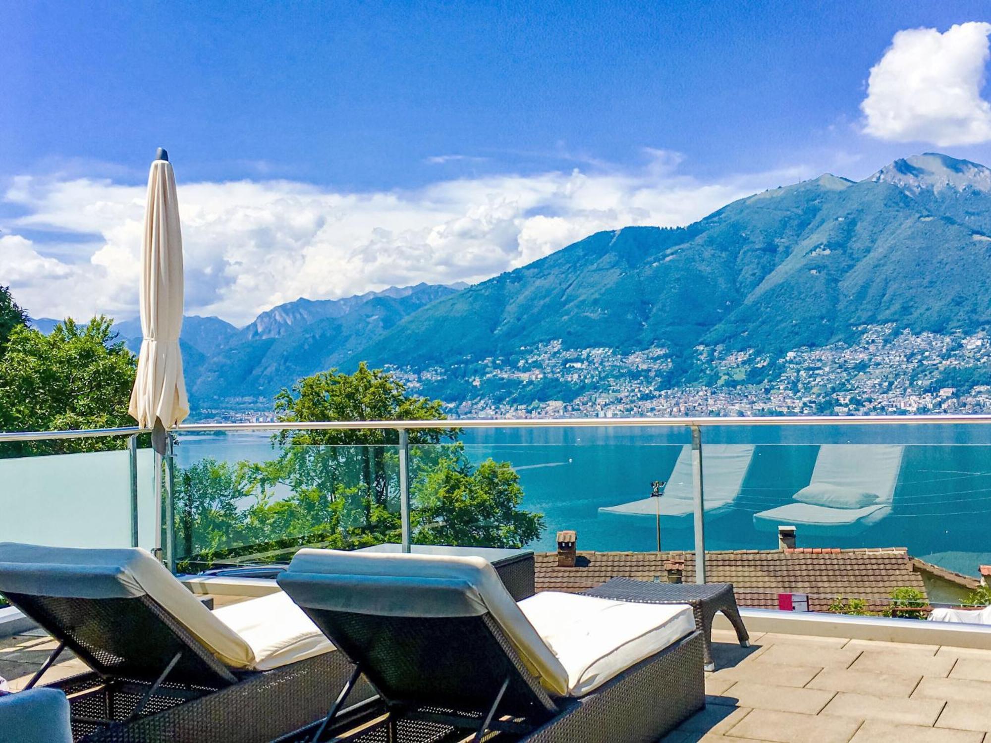 Apartment Vista Lago Maggiore 1-Floor Left By Interhome Gambarogno エクステリア 写真