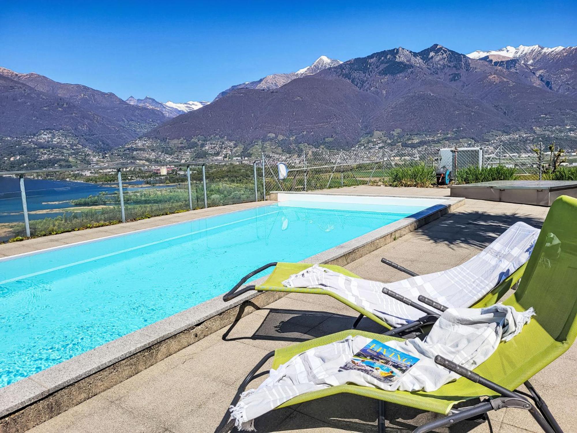 Apartment Vista Lago Maggiore 1-Floor Left By Interhome Gambarogno エクステリア 写真