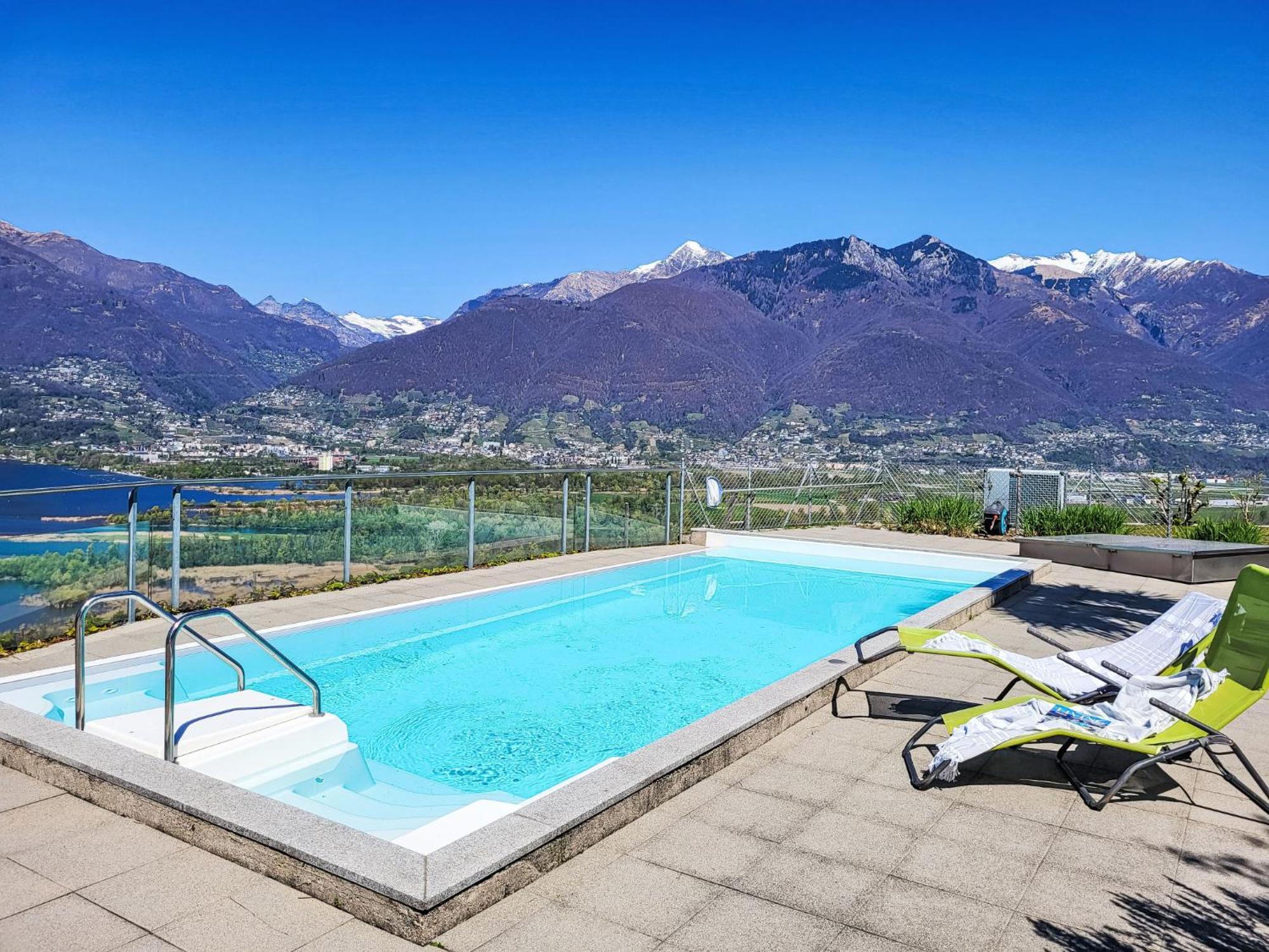 Apartment Vista Lago Maggiore 1-Floor Left By Interhome Gambarogno エクステリア 写真